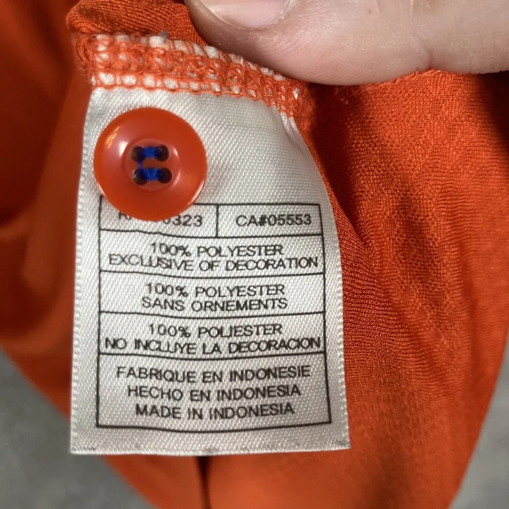 Nike Polo Shirt Mens S Orange‎ Florida Gators Nike Fit Dry Athletic Gameday